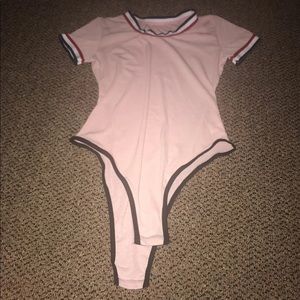 Pink bodysuit